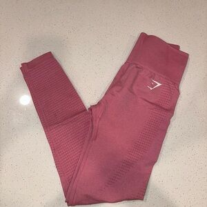 Gymshark Pink Rose Women’s Vital Seamless Leggings | Like New | Size Small